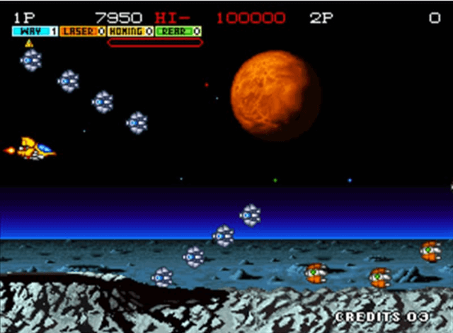 Andro Dunos 2 screenshot 2 for Sega Dreamcast